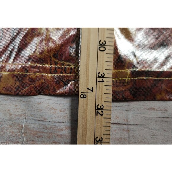 Club YMLA Mens XL "Hot Tuna" Shiny Short Sleeve Button-Up Shirt - Picture 9 of 11